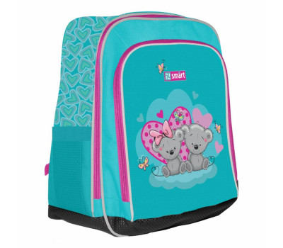 Рюкзак шкільний SMART H-55 "Friends", бірюзовий