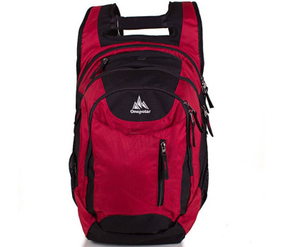 Чоловічий рюкзак з відділення для ноутбука ONEPOLAR (ВАНПОЛАР) W1359-red