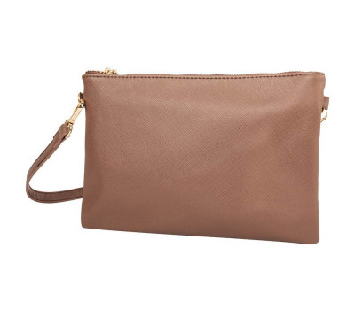 Сумка-клатч жіноча iз шкiрозамiнника "Amelie Galanti" A991705-camel