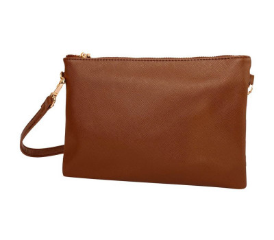 Сумка-клатч жіноча iз шкiрозамiнника "Amelie Galanti" A991705-brown