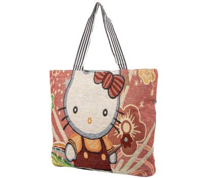 Жіноча пляжна сумка із тканини VALIRIA FASHION 3DETAL1821-2