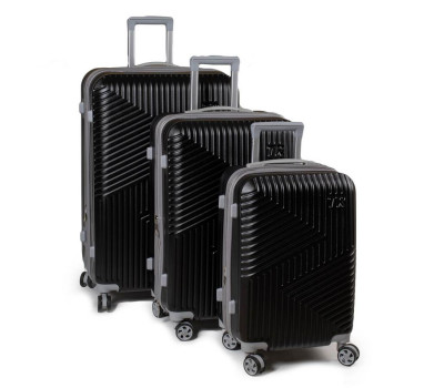 Дорожній чемодан 31 ABS-пластик 802 black Podium