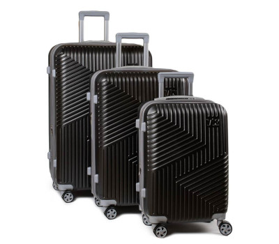 Дорожній чемодан 31 ABS-пластик 802 grey Podium