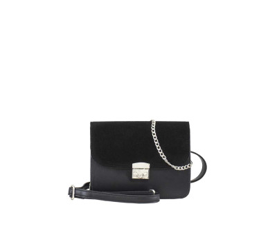 650 сумка замш чорна Lucherino