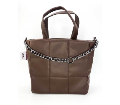 Жіноча сумка «Дейна» шоколадна WeLassie