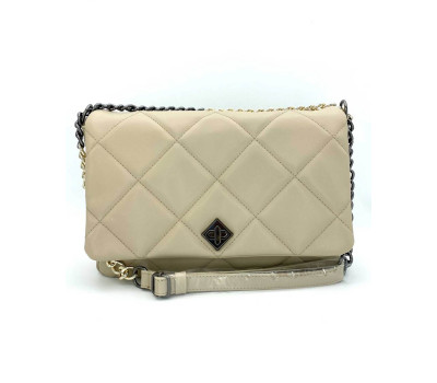 Женская сумка «Дженис» бежевая WeLassie