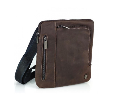Чоловіча шкіряна сумка в вінтажному стилі Royal Bag Royal Bag RB-V-JMD4-0030C