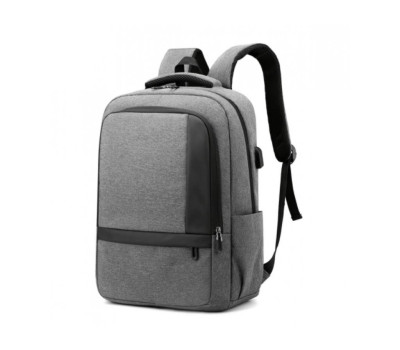 Сірий рюкзак для ноутбука Tiding Bag BPT01-CV-0122G