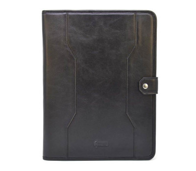 Шкіряна папка відкритого портфоліо типу з хлястиком формату А5 А4 TARWA GA-2141-4lx