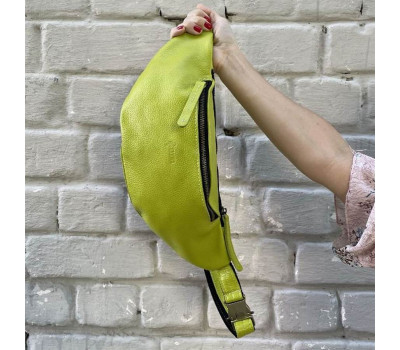 Женская сумка на пояс, бананка Лайм TARWA 36-305