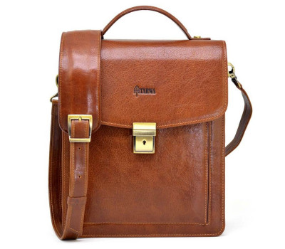 Барсетка шкіряна, чоловічий клатч TARWA GB-1424-4lx середня