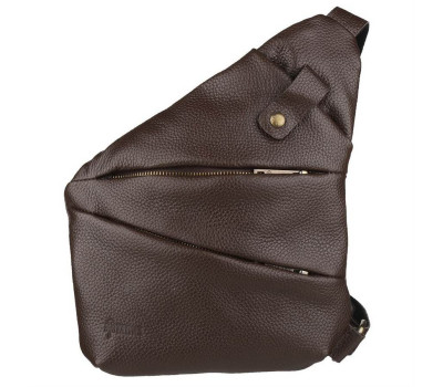 Мужская сумка-слинг через плечо FC-6402-3md коричневый флотар, бренд TARWA