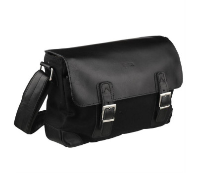 Сумка через плече з канвас та шкіри TARWA AG-6002-3md