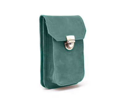 Шкіряна сумка чохол на пояс хаккі TARWA RE-2091-3md