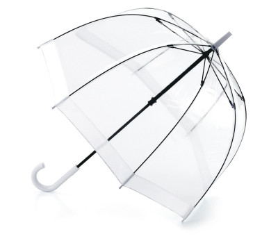 Парасолька-тростина жіноча Fulton Birdcage-1 L041 White (Білий)