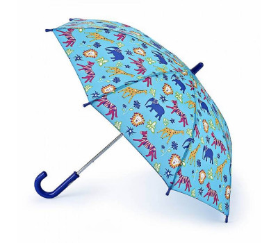 Парасолька-тростина дитяча Fulton Junior-4 C724 Jungle Chums (Джунглі)