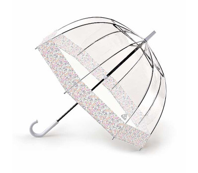 Парасолька-тростина жіноча Fulton L042 Birdcage-2 Wedding Floral Border (Квіткова облямівка)