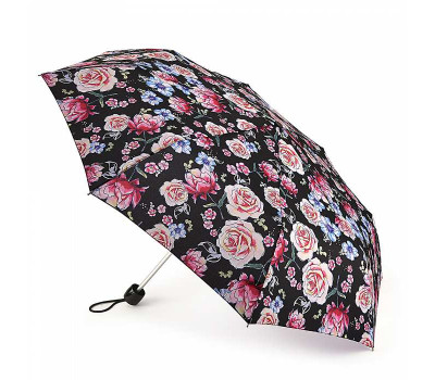Парасолька жіноча Fulton Minilite-2 L354 Sketched Bouquet (Квітковий ескіз)