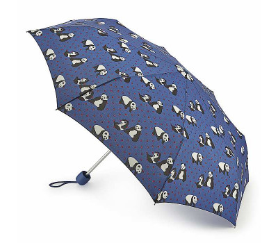 Парасолька жіноча Fulton Minilite-2 L354 Pin Spot Panda (Веселі Панди)