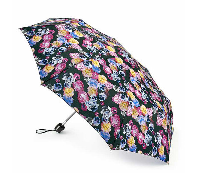 Парасолька жіноча Fulton Minilite-2 L354 Neon Garden (Неонові Квіти)