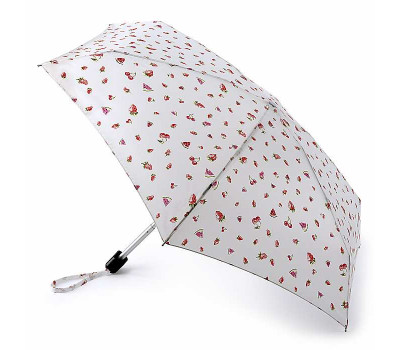 Міні парасолька жіноча Fulton Tiny-2 L501 Juicy Rain (Ягідний дощ)