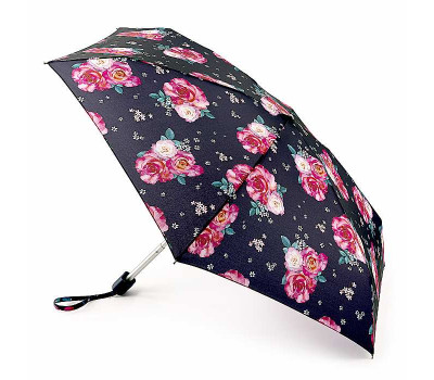 Міні парасолька жіноча Fulton Tiny-2 L501 Trio Roses (Тріо Троянди)