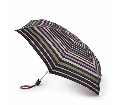Міні парасолька жіноча Fulton L501 Tiny-2 Banded Stripe (Смужки)