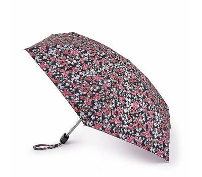 Міні парасолька жіноча Fulton L501 Tiny-2 Floral Cluster (Квітковий кластер)