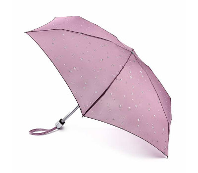 Міні парасолька жіноча Fulton L501 Tiny-2 Glitter Stars (Блискучі зірки)