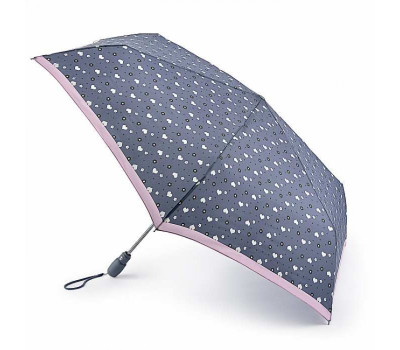 Парасолька жіноча Fulton Open&Close Superslim-2 L711 Flower Power (Сердечки)