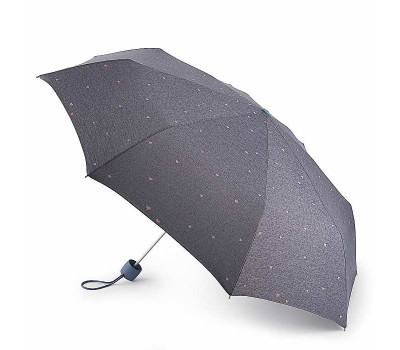 Парасолька жіноча Fulton L779 Superlite-2 Denim Hearts (Джинсові Серця)