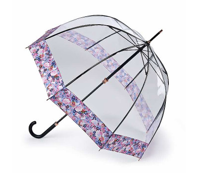 Парасолька-тростина жіноча Fulton L866 Birdcage-2 Luxe Digital Blossom (Квітка)