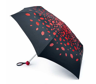 Парасолька жіноча Lulu Guinness by Fulton Minilite-2 L869 Raining Lips