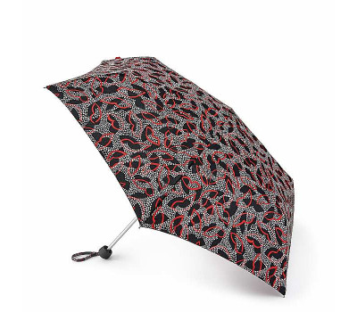 Парасолька жіноча Lulu Guinness by Fulton Minilite-2 L869 Dotty Lips (Губи)