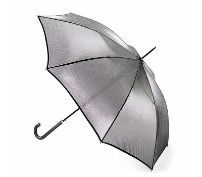 Зонт-трость женский Fulton L903 Kew-2 Silver Iridescent (Серебро)