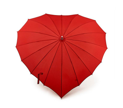 Зонт женский Fulton Heart Walker-1 L909 Red (Красный)
