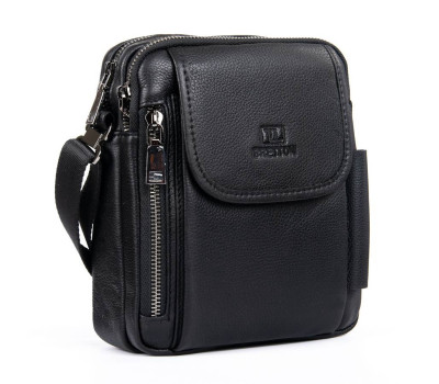 Сумка чоловіча Планшет шкіряний BRETTON BE 3513-5 black