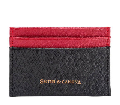 Картхолдер Smith & Canova 26827 Devere (Black-Red)