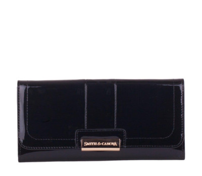 Гаманець жіночий Smith & Canova 28536 Haxey (Black Patent)