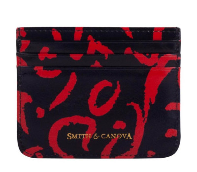 Картхолдер Smith & Canova 28650 (Black-Red)