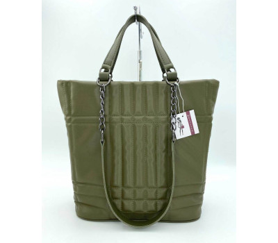 Жіночі сумки «Лексі» , оливкова стьобана WeLassie
