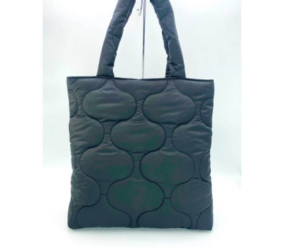 Нейлоновая женская сумка «Мила» черная волна WeLassie