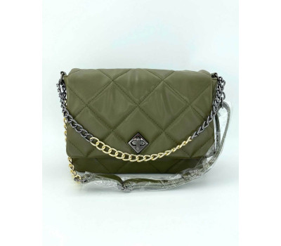 Жіноча сумка ом «Полі» оливкова WeLassie