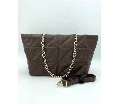 Жіноча сумка «Саманта» шоколадна WeLassie