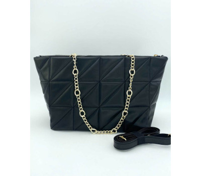 Жіноча сумка «Саманта» чорна WeLassie