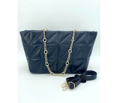 Жіноча сумка «Саманта» темно-синя WeLassie