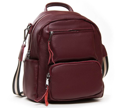 Сумка Жіноча Рюкзак шкіра ALEX RAI 26-8905-9 wine-red