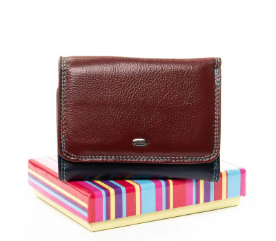 Гаманець Rainbow шкіра DR. BOND WRS-15 date-red