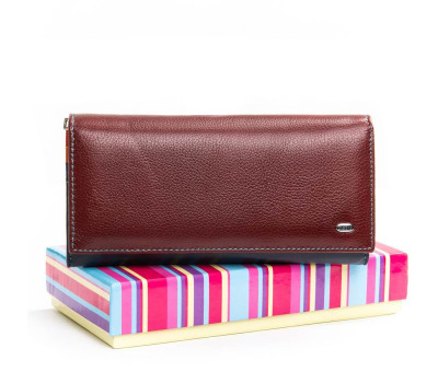 Гаманець Rainbow шкіра DR. BOND WRS-22M date-red