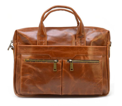 Рыжая кожаная мужская сумка GB-7122-3md TARWA